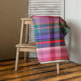 Vibrant Electric Sunrise Bath Towel with hues of dawn for an energizing bathroom ambiance.